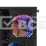Компьютерный корпус Minitower Exegate EX294384RUS Mistery R2 (mATX, без БП, 2*USB+1*USB3.0, аудио, черный, 1 вент. 12см с RGB подсветкой и полоса на передней панели, боковая панель - закаленное стекло), фото12