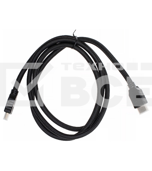 Кабель аудио-видео Cactus CS-HDMI.2-1.5 HDMI (m)/HDMI (m) 1.5м. Позолоченные контакты черный