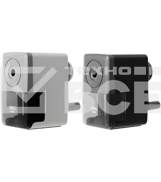 Точилка для карандашей механическая Deli E0616B, 1 отверстие, ассорти