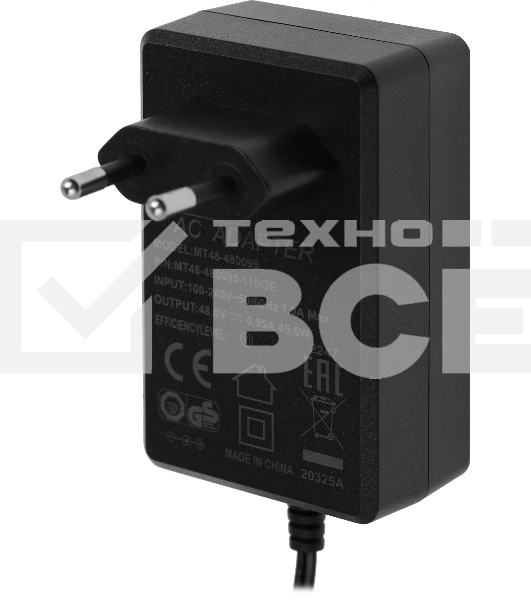 Блок питания MikroTik MT48-480095-11DG 48V 0.95A 45.6W