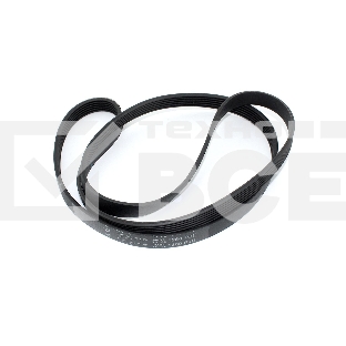 Ремень 1280 J6 для стиральной машины Electrolux, Zanussi, AEG, Whirlpool, Indesit черный 1240мм