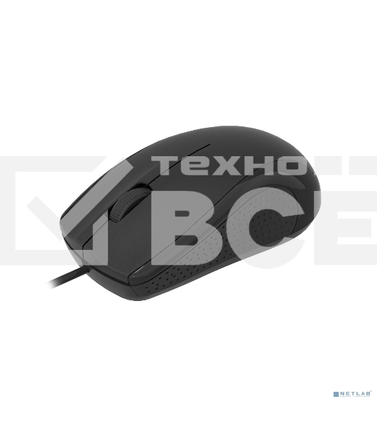 Мышь проводная CBR CM 107 черный, 1000 dpi, USB, кнопки - 3
