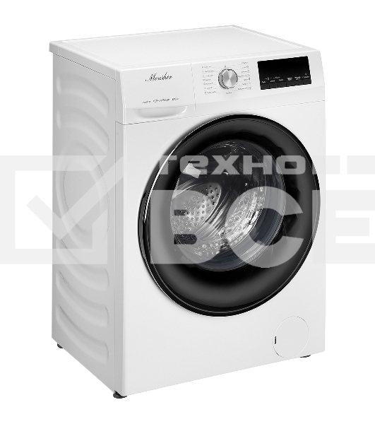 Стиральная машина с сушкой MONSHER MWDM 460 Blanc отдельностоящая, фронтальная, 15 программ, загрузка 8 кг, 1400 об/мин, кнопочное управление, инверторный двигатель, блокировка от детей, энергоэффективность В, белый