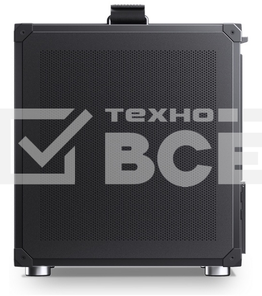 Компьютерный корпус JONSBO Computer Case C6Handle black hang-in version черный, Mini-Tower, материнская плата mATX, без БП, прозрачная боковая панель