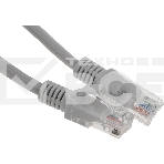 Коммутационный шнур Комм шнур, UTP, кат 5e, 0.25м с RJ45 (серый), фото2