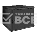 Шкаф телекоммуникационный 19' настенный 9U ExeGate EC-WM-9U.600.M.BLACK (19', 9U, 600x600x500мм (ШхГхВ), передняя дверь металл, съемные боковые панели, пыле- и влагозащита IP23, черный RAL 9004), фото14