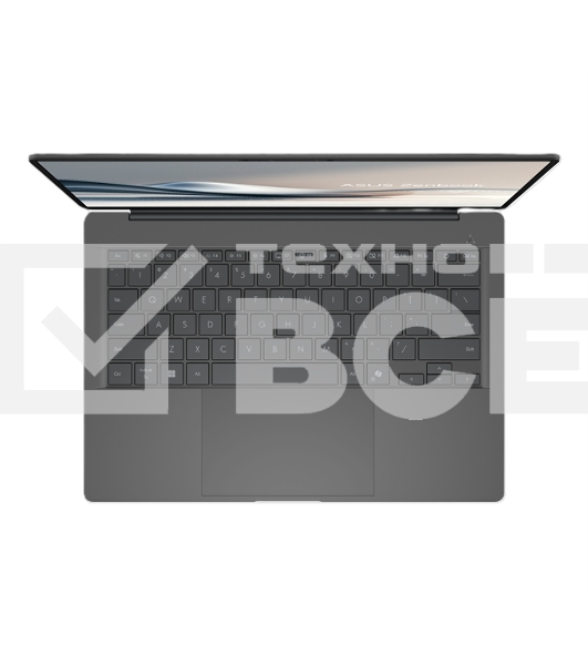 Ноутбук Asus Zenbook 14 UX3407QA-QD267W Snapdragon X X1-26-100 16Gb SSD 512Gb Qualcoмм Adreno 14' OLED WUXGA (1920x1200) Windows 11 Home grey WiFi BT Cam Bag (90NB1502-M00DN0)