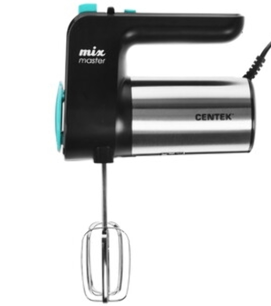 Миксер Centek CT-1123 (черный/сталь)