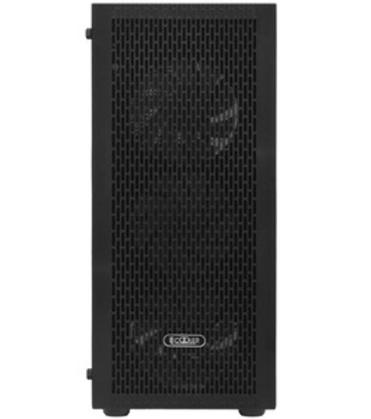 Корпус без блока питания PCCOOLER MA100 MESH BK, Mesh Mid Tower, черный, TG, 0.4 SPCC, 3x120мм ARGb ATX, mATX, mITX 160/310/180мм 2x2.5', 2x3.5', 7xPCI 1xUSB-A 3.0, 2xUSB-A 2.0 360x200x446mm