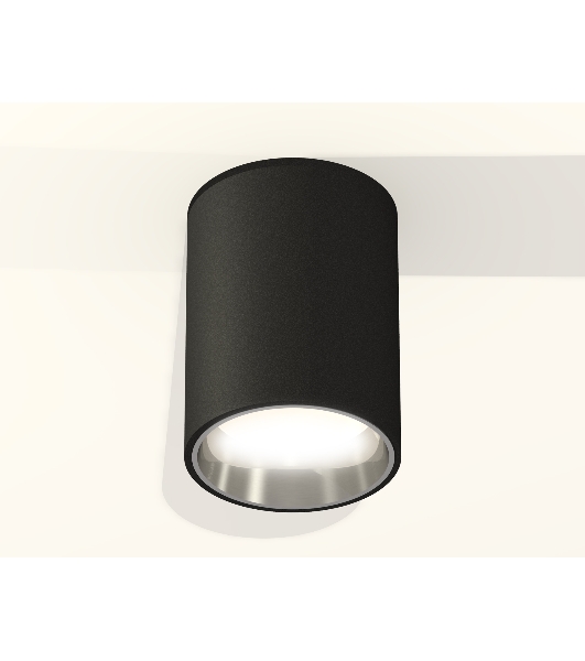 Светильник Ambrella Light XS6313022 SBK/PSL черный песок/серебро полированное MR16 GU5.3 (C6313, N6112)