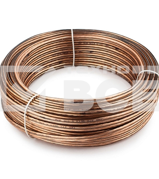 Акустический кабель Cablexpert CC-TC2x1,0-30M, прозрачный,  30 м, бухта