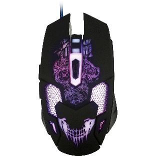 Мышь проводная Qumo Annihilator M04 черный, 3200 dpi, USB, кнопки - 6