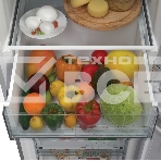 Холодильник Candy CCRN 6180S Комби, 185x59.5x65.7 см, No Frost, полезный объем 333 (227/106) литров, А класс, 40 дБ, 1 компрессор, R600 a, ST, электронное управление внутри на верхней панели, освещение камеры LED (светодиодное), потреление энергии 408кВтч, фото20