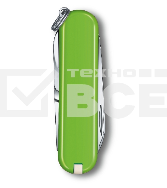 Нож перочинный Victorinox Classic Smashed Avocado (0.6223.43G) 58мм 7функц. карт.коробка