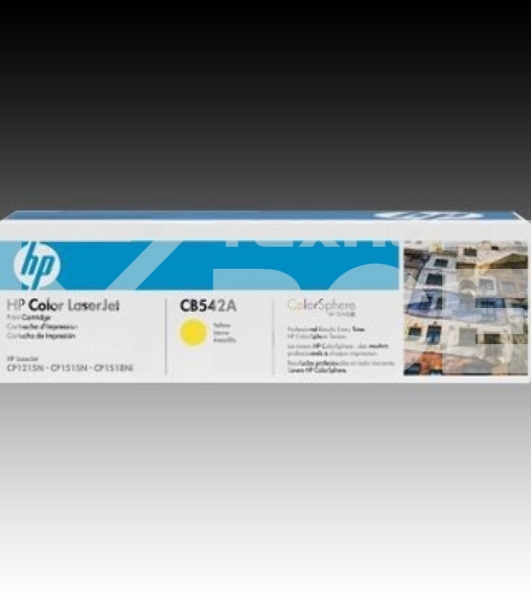 Картридж лазерный HP CB542A желтый LJ P1215/1515 (1400стр.)