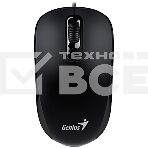 Мышь проводная Genius DX-110 черный, 1000 dpi, USB, кнопки - 3, фото5