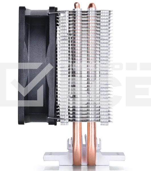 Кулер для процессора DEEPCOOL ICE EDGE MINI FS V2.0 синий, 80 мм, алюминий/медь, 2200 об/мин, 24.7 дБ, 3 pin, 100 Вт, 112 мм