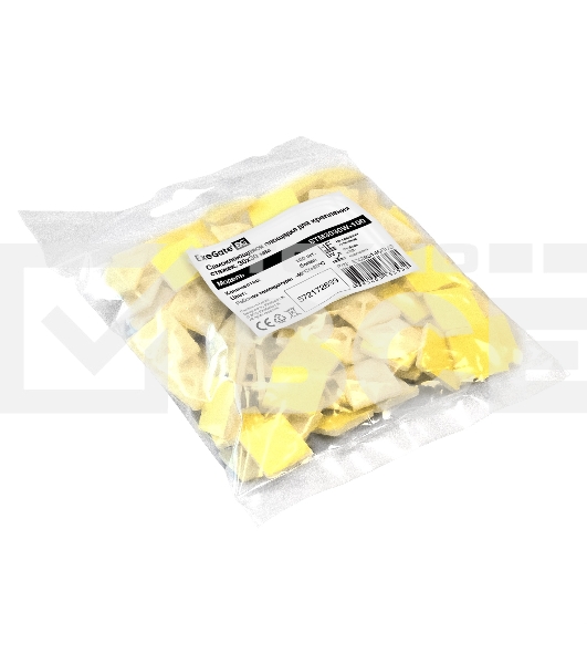 Самоклеющаяся площадка для крепления стяжек ExeGate EX293145RUS STM3030W-100 (30х30 мм, halogen free, -40°C - +85°C, белая, 100 шт)