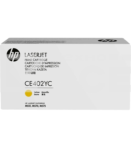 Контрактный Тонер Картридж HP 507Y CE402YC желтый (7800стр.) для HP CLJ M551/MFP M575