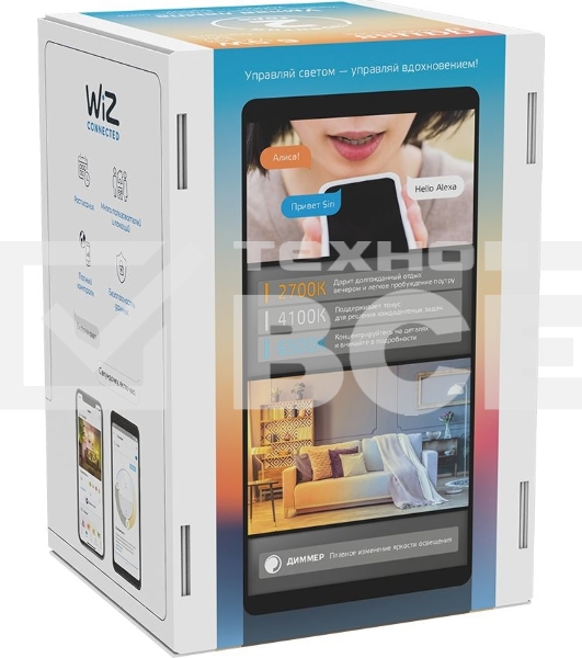 Лампа светодиодная филаментная Gauss Smart Home DIM+CCT E27 G95 Golden 6,5 Вт 2000-5500 К 1/40