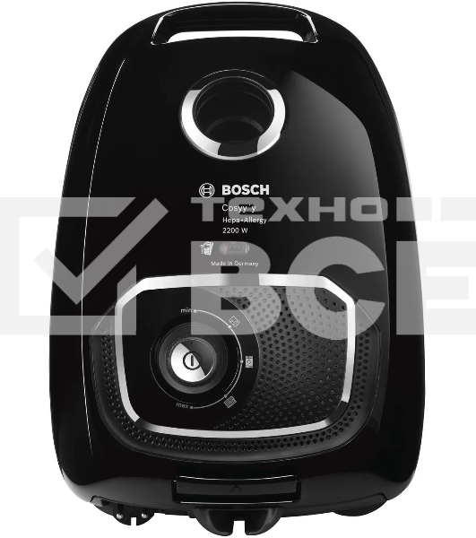 Пылесос Bosch BGLS42230 черный, 2200 Вт, уборка сухая, пылесборник мешок 4 л
