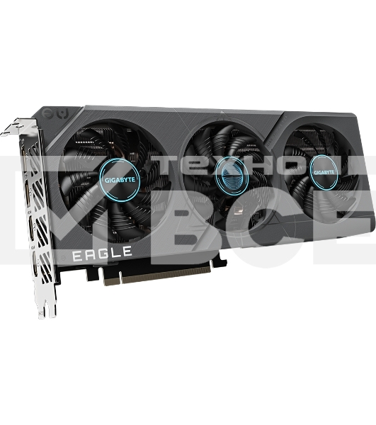 Видеокарта Gigabyte GV-N406TEAGLE-8GD RTX4060Ti PCI-E 4.0 8 ГБ GDDR6, 128 бит, DisplayPort x2, HDMI x2, GPU 2310 МГц