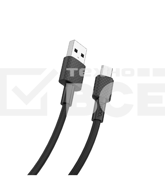 Кабель USB HOCO X29 Superior, USB - Micro USB, 2.0А, 1м, черный