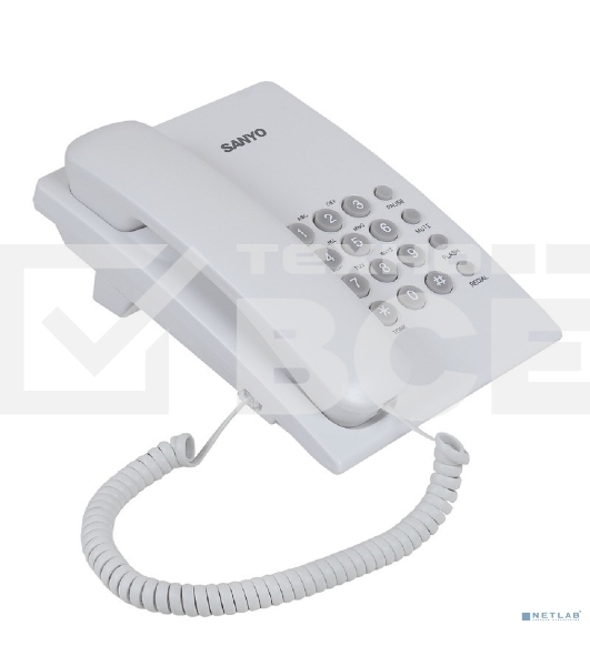 Телефон проводной SANYO RA-S204W белый