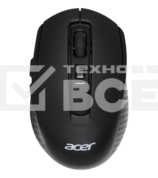 Мышь беспроводная Acer OMR070 черный, 1600 dpi, радиоканал, Bluetooth, USB, кнопки - 6