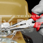 Длинногубцы прямые, 160 мм, хром-ванадий, двухкомпонентные рукоятки Matrix, фото6