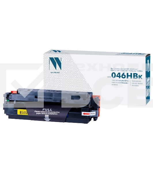 Картридж NVP совместимый NV-046H Black для Canon i-SENSYS LBP653Cdw/LBP654Cx/MF732Cdw/MF734Cdw/MF735Cx (6300k)
