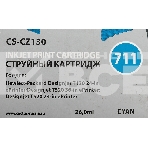 Картридж струйный Cactus CS-CZ130 №711 голубой (26 мл) для HP DesignJet T120/T520, фото4