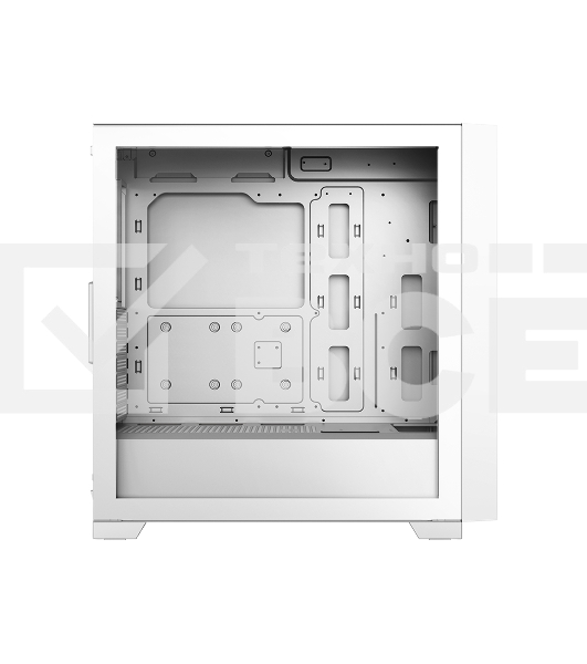 Компьютерный корпус PCCooler C3D510 WH ARGb, Tempered Glass Full Tower, White, TG, 0.7 SPCC, 3x120мм ARGb E-ATX, ATX, mATX, mITX 170/390/410мм 2x2.5