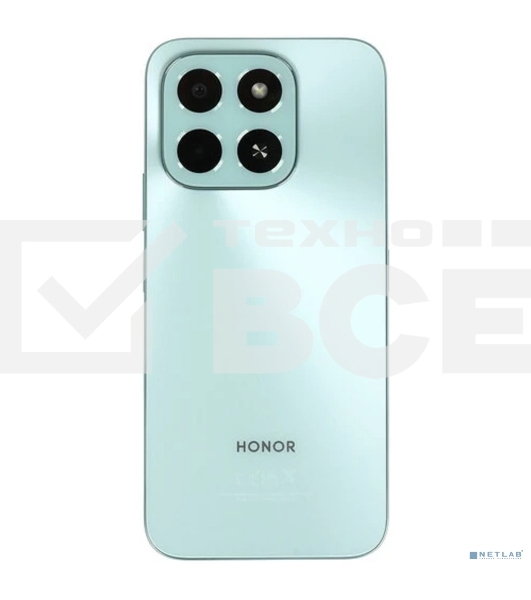 Смартфон HONOR X6c 6/128Gb, CYAN (зеленый, цвета морской волны, океанический голубой)