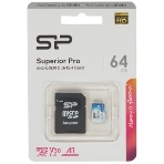 Флеш карта microSD 64Gb Silicon Power Superior A1 microSDXC Class 10 UHS-I U3 100/80 Mb/s, фото3