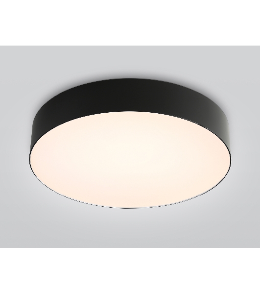 Потолочный светодиодный светильник Ambrella light FZ1360 BK черный IP20 40W 3000-6500K 390*80 (ПДУ ИК)
