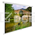 Экран Cactus 220x165см WallExpert CS-PSWE-220x165-WT 1:1 настенно-потолочный рулонный белый, фото5