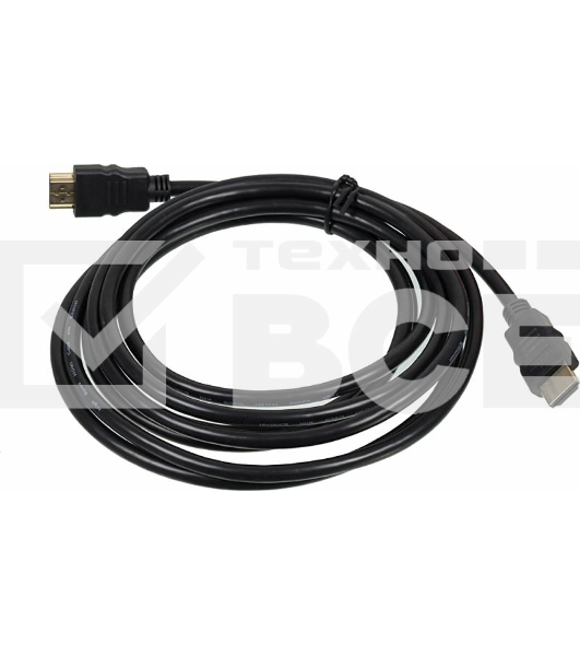 Кабель аудио-видео High Speed ver.1.4 HDMI (m)/HDMI (m) 3м. позолоченные контакты черный