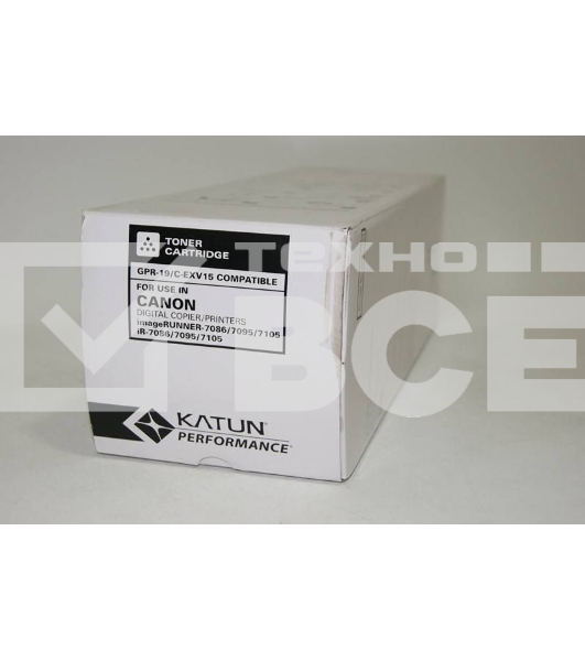 Картридж лазерный Canon iR 7086/7095/7105 С-EXV15/GPR-19 (туба 2000г) Katun
