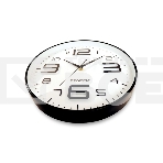 Часы настенные Centek СТ-7101 White 30 см диам., круг, ОБЪЁМНЫЕ ЦИФРЫ, плавный ход, фото2