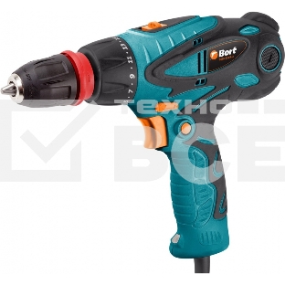 Дрель-шуруповерт Bort BSM-450X2, 450 Вт, 35 Нм, щеточный