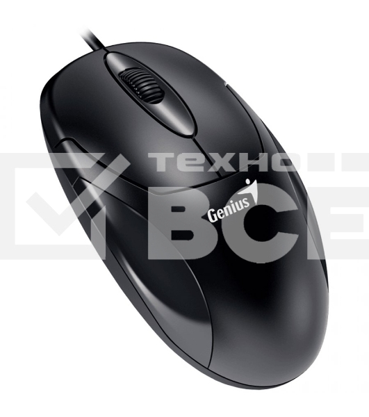 Мышь проводная Genius XScroll V3 черный, 1000 dpi, USB, кнопки - 3