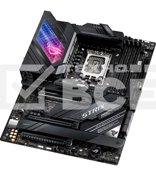 Материнская плата ASUS ROG STRIX Z690-E GAMING WIFI, LGA 1700, Intel Z690, 4xDDR5, 6xSATA, 3xM.2, 1xPCI-E 5.0 x16, 1xPCI-E 4.0 x4, 1xPCI-E 3.0 x4, 1xPCI-E x1, 1xHDMI, 1xDP, 1x 2.5Gb LAN, 4xUSB-A 2.0, 4xUSB-A 3.2 Gen 1, 2xUSB-A 3.2 Gen 2, 1xUSB-C 3.2 Gen 2, 1xUSB-C 3.2 Gen 2x2, 5x3.5 мм, 7.1, ATX