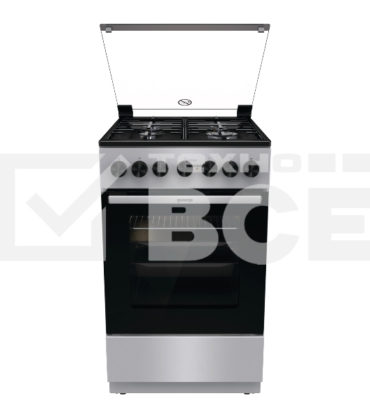 Комбинированная плита Gorenje GK5B40SH серебристый