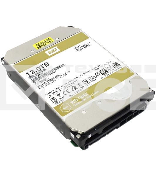 Жесткий диск SATA 12TB 7200RPM 6GB/S 256MB GOLD WD121KRYZ WDC 3.5