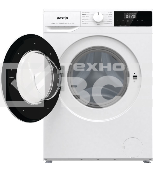 Стиральная машина Gorenje W1NHPI60SCS белый, загрузка фронтальная 6 кг, 1000 об/мин., класс: А