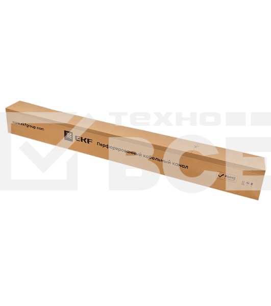 Кабель-канал перфорированный 60х60 L2000 пластик PROxima EKF kk60-60