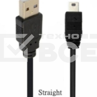 Кабель USB  Type A на Mini USB прямой  1 м