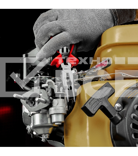 Длинногубцы прямые, 160 мм, хром-ванадий, двухкомпонентные рукоятки Matrix