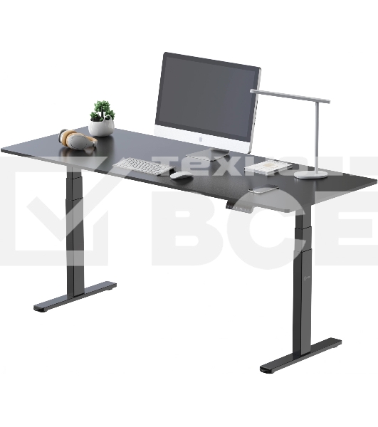 Подстолье Cactus CS-EDLF-BK каркас черный